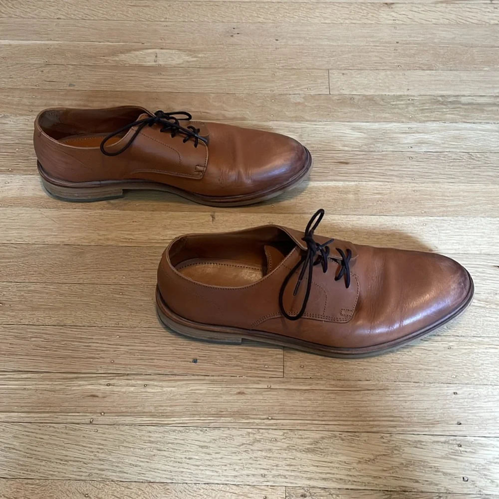 H&M Light Brown Leather Dress Shoes - Picture 4 of 9